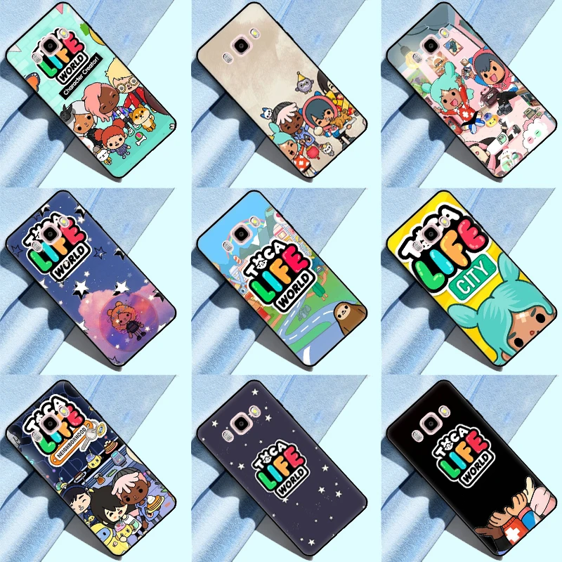 Toca Boca Toca Life World game Phone Cover For Samsung J3 J7 J5 2016 A5 A3 2017 J4 J6 A6 A8 Plus A7 A9 J8 2018 Case Capa