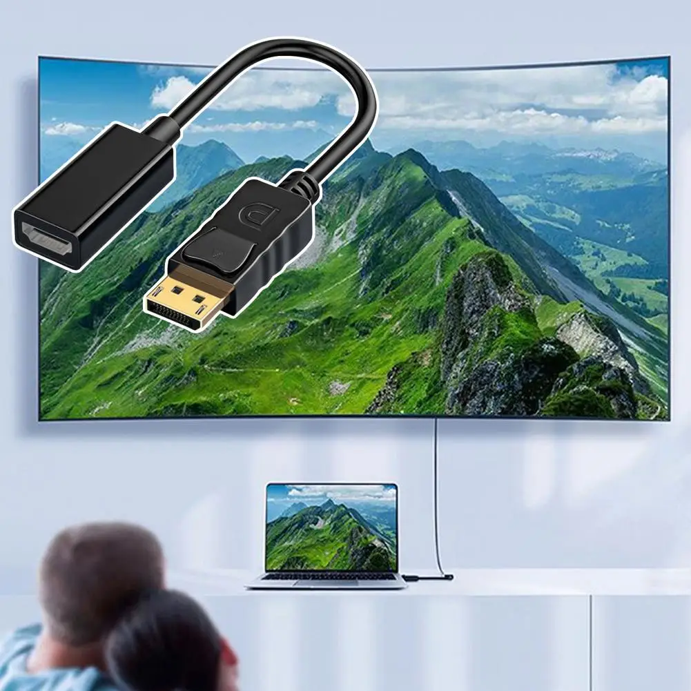 Переходник DP в HDMI-совместимый с HD-кабелем 1080P Адаптер для дисплея Внешний порт