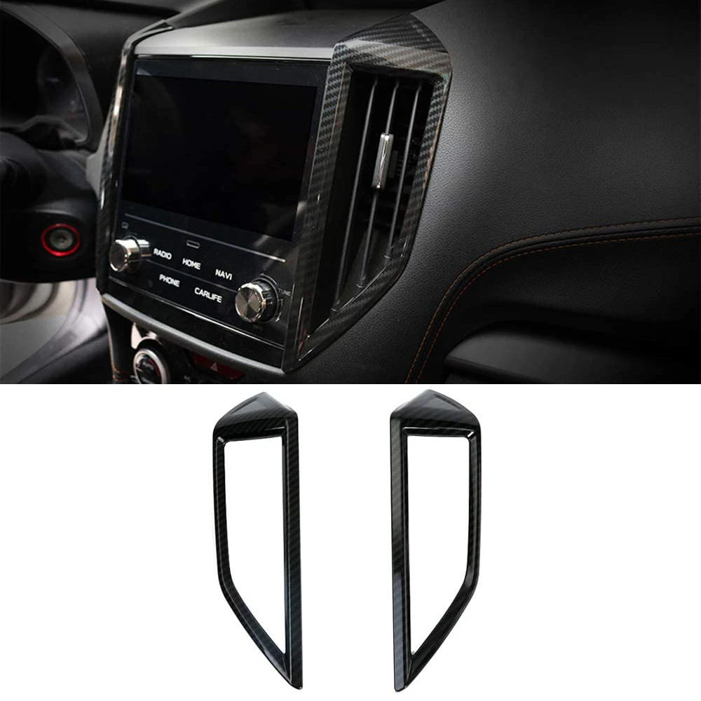 

6 шт., декоративная рамка для вентиляционных отверстий Subaru XV Crosstrek Impreza 2018-2021