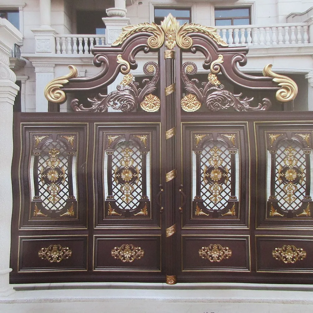 

Подъездная дорожка, алюминиевые ворота, раздвижные автоматические железные двери для дома, виллы