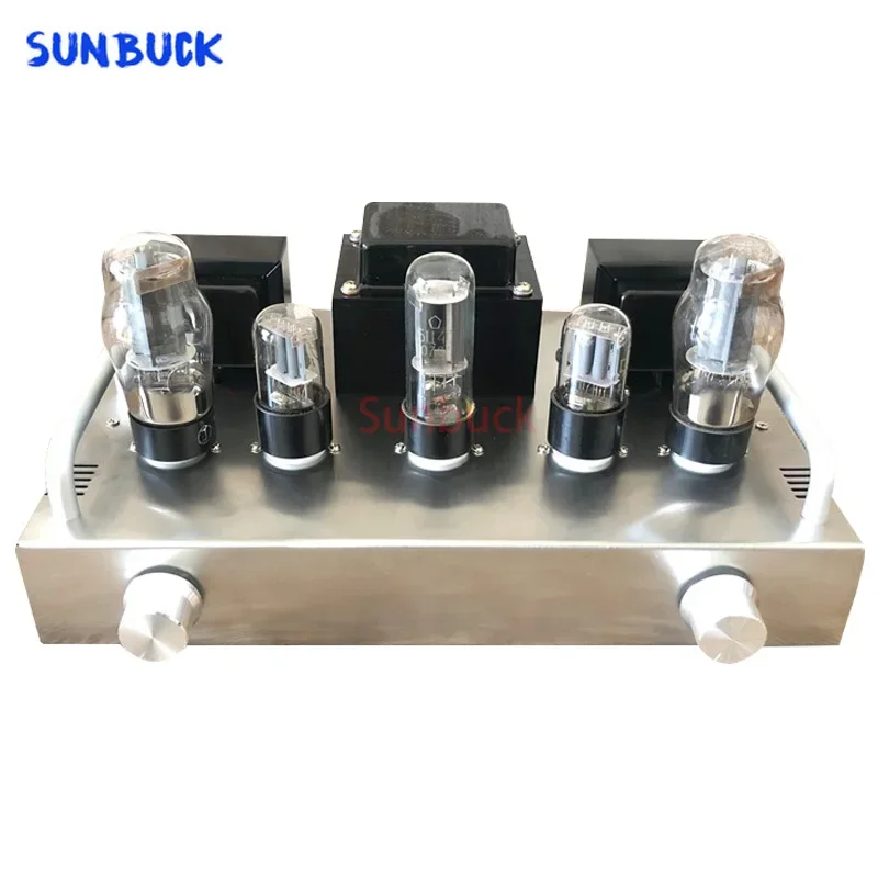 Фото Sunbuck DIY комплект роскошный высококачественный ламповый усилитель высокого класса 6,5 Вт 2,0 канала 5U4C 6H9C 6P3PT №4