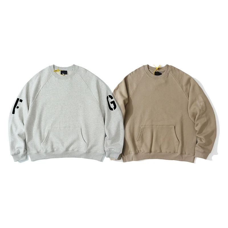 

Essentials of God 7th Collection FG7C New Sweatshirt Men's Hip hop Streetwear Pullover FG Letter Sleeve Hoodies Thick Sweatshirt