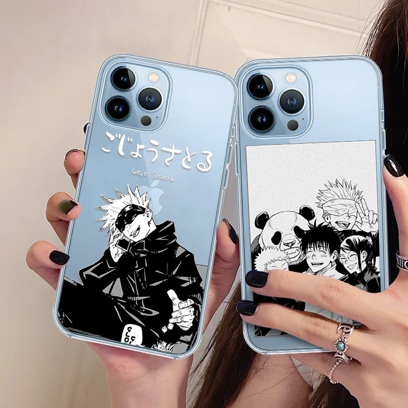 

Jujutsu Kaisen Cover For IPhone 14 13 12 Pro Max Soft Case For IPhone 11Pro 7 8 Plus Min XS X XR SE 2020 2022 Protection Fundas