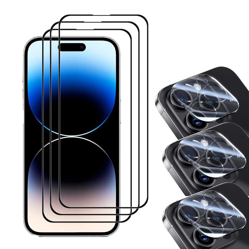 Распродажа 9H закаленное стекло для iphone 14 Pro Max 14Pro 14Plus Защита экрана pro max 3D