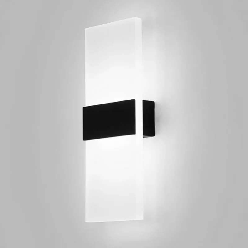 

2Pack White 6W Modern Sconce LED Wall Light Up Down Lamp Indoor Outdoor Lighting[US Stock]