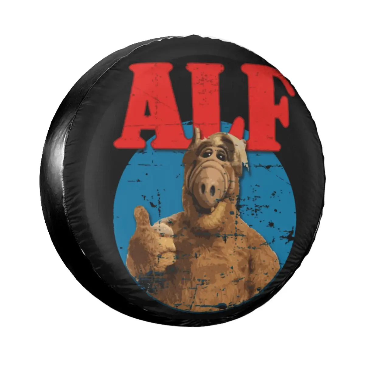 

ALF Spare Tire Cover Case Bag Pouch for Pajero Funny Tv Comedy Gordon Shumway Sitcom Cat Alien Car Wheel Protectors Accessories