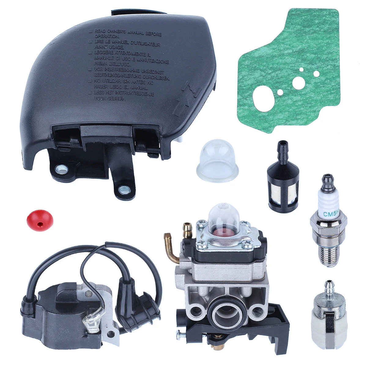 

Carburetor Ignition Coil Air Filter Cover Gasket Kit For Honda GX35 GX 35 4 Stroke Small Lawn Mower Engine Motor Part