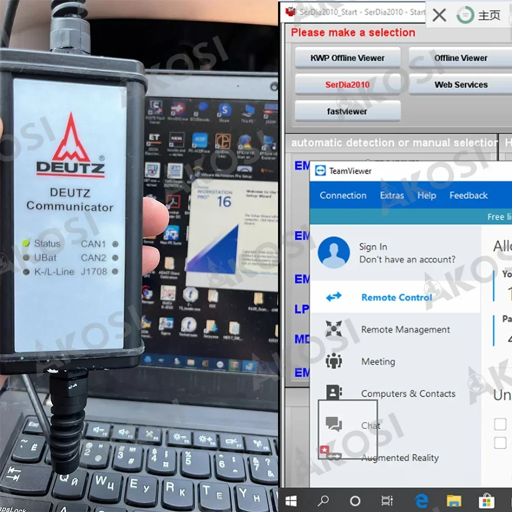 Новый для Deutz 4 0 + USB-ключ EMR 6 коммуникатор двигателя serdia2010 decom сверхмощный