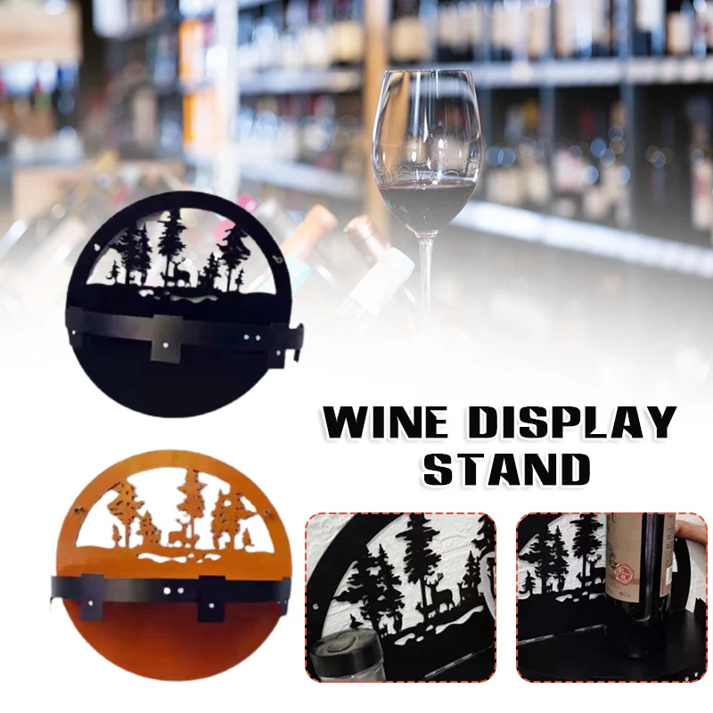 

Кухонная настенная складная металлическая подставка для хранения вина, настенное украшение для винного держателя, Прямая поставка