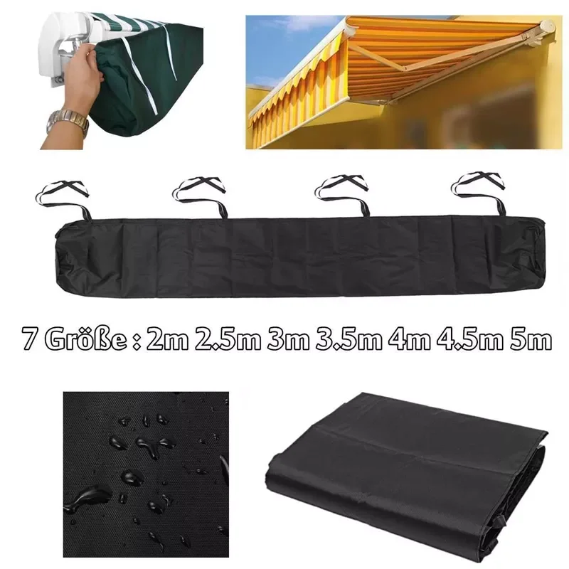 

Outdoor Awning Waterproof Cover Dust Protection Cover Garden Canopy Camping Storage Bag Awning Various Size