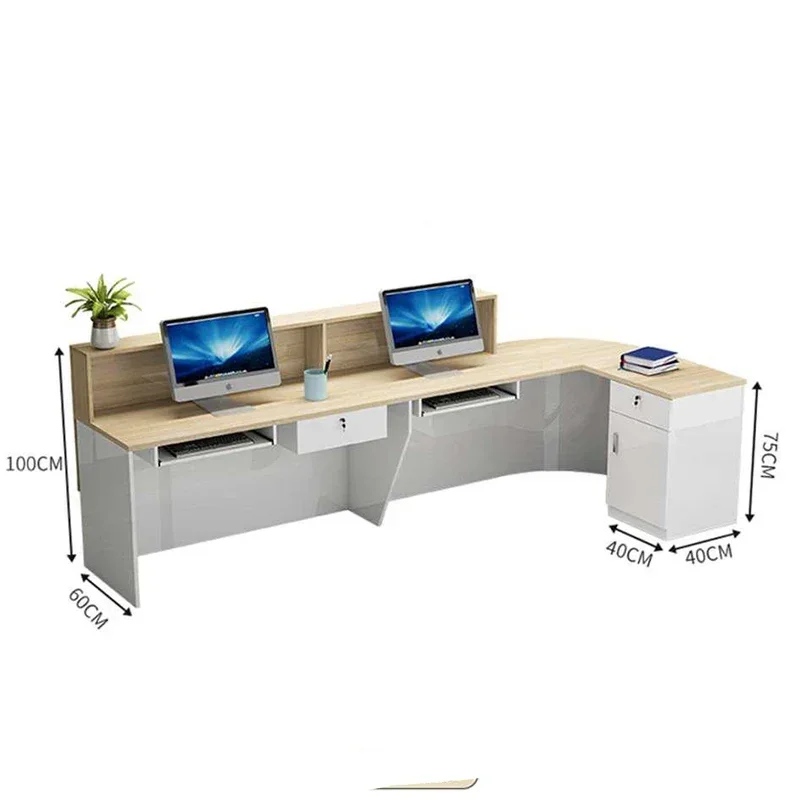 Черные минималистичные стойки регистрации Многофункциональная стойка