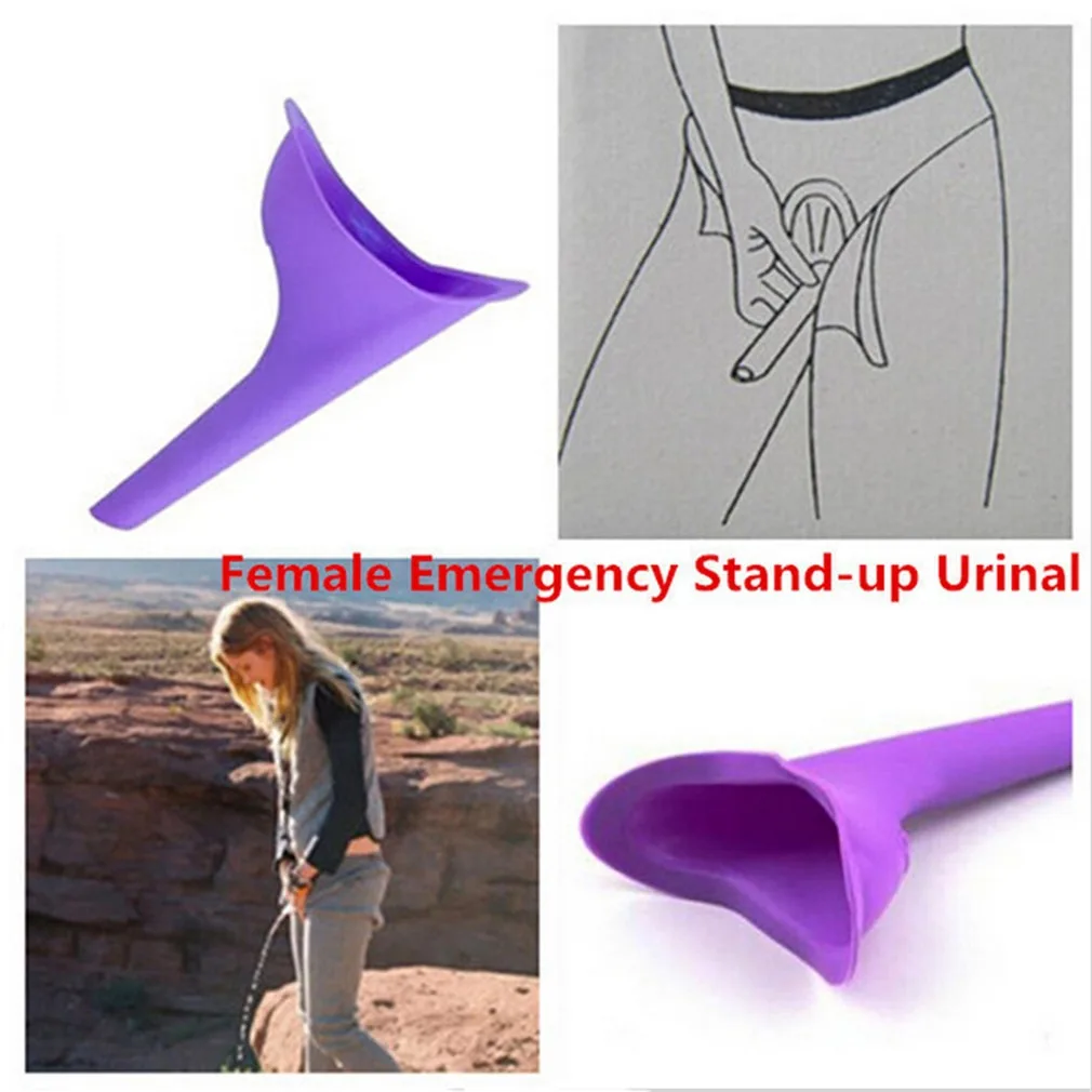 

Portable Silicone Women Urinal Outdoor Female Urinal Funnel Stand Up Pee Urination Device Travel Camping travel toilet