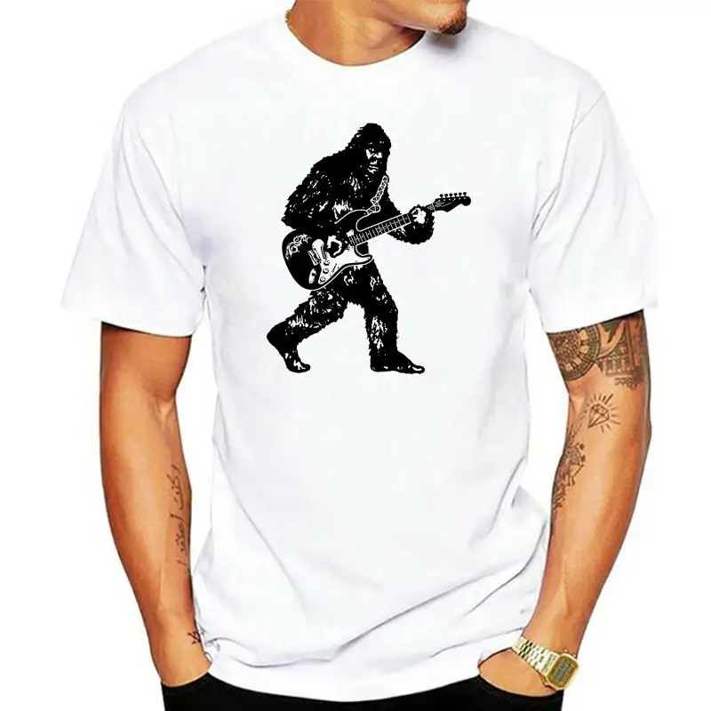 

Men t shirt Sasquatch Guitar Vintage Guitar Shirt Guitar Shirts Pearl White Jam Band t-shirt tshirt women