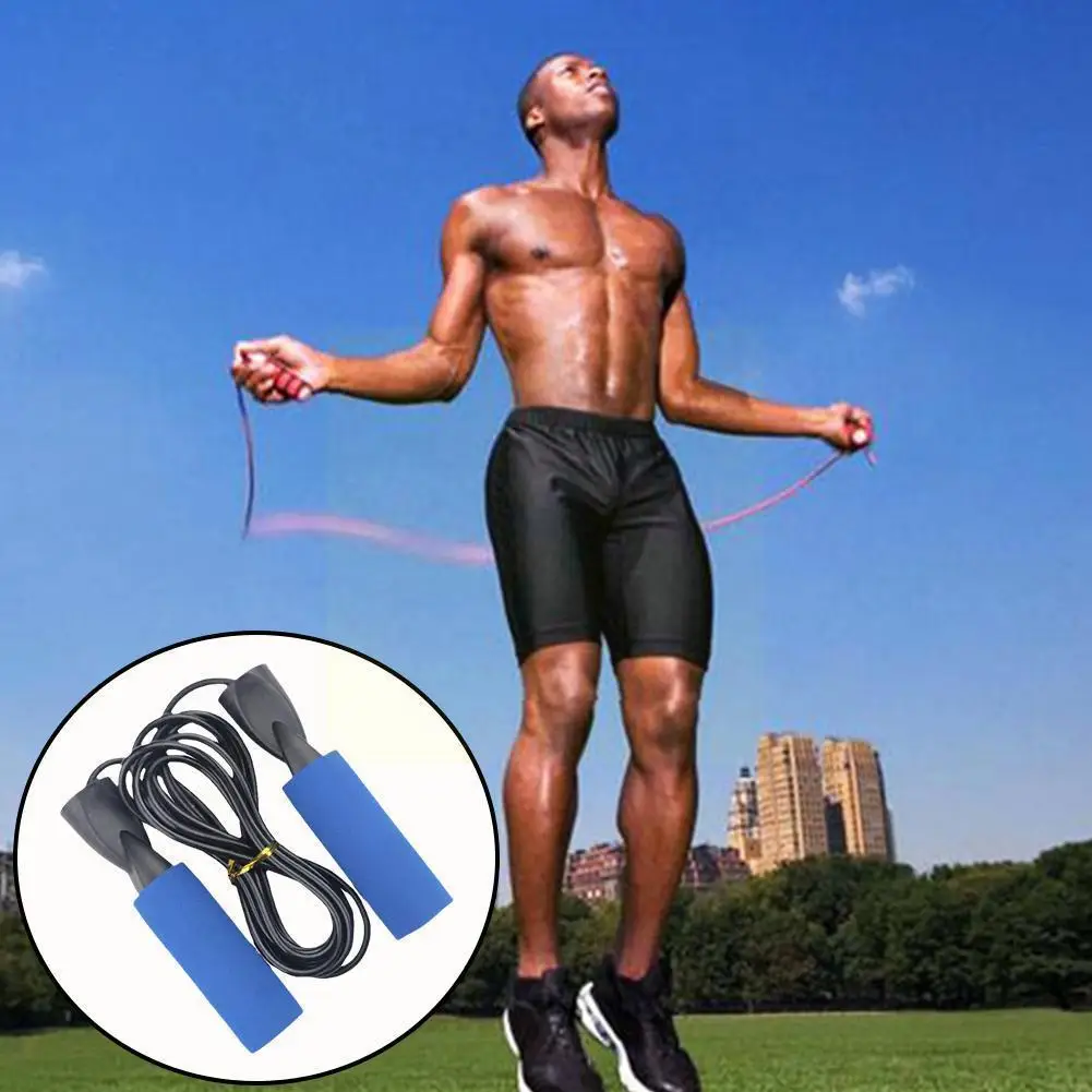 

Men Women Jump Rope Sponge Bearing Skipping Rope Fitness Outdoor Examination Weight Jumping Equipment Game Indoor Fitness L R6l3