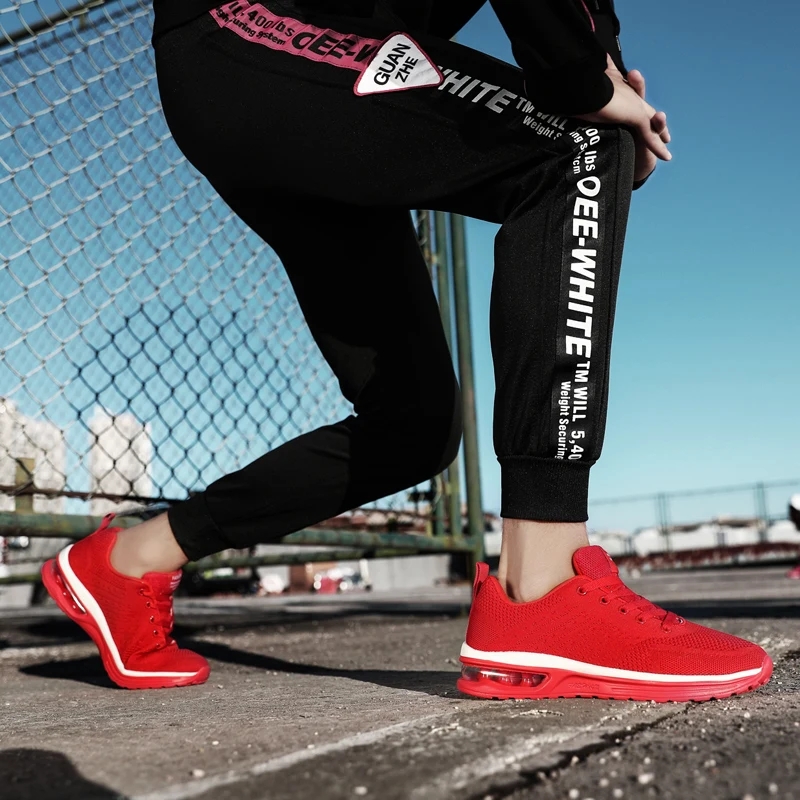 Women and Men Sneakers Breathable Running Shoes Outdoor Sport Fashion Comfortable Casual Couples Gym Mens Shoes Size 35-46