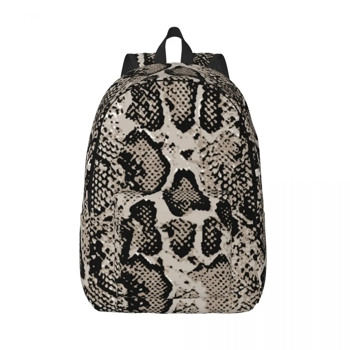 

Men Women Backpack Large Capacity School Backpack for Student Vintage Snake Skin School Bag