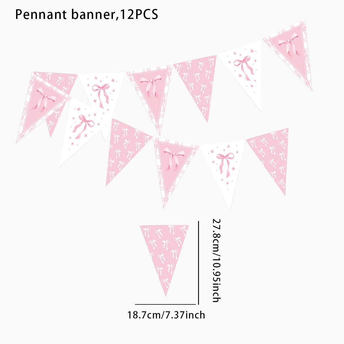 

Одноразовая посуда розовый бант