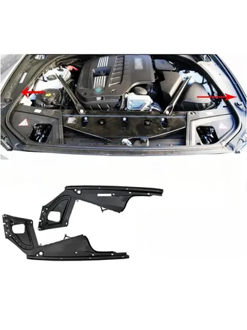 Резиновая полоса крышки переднего бампера двигателя 2011-2013 для BMW 5 серии F10 F18 51767019803 51767019804