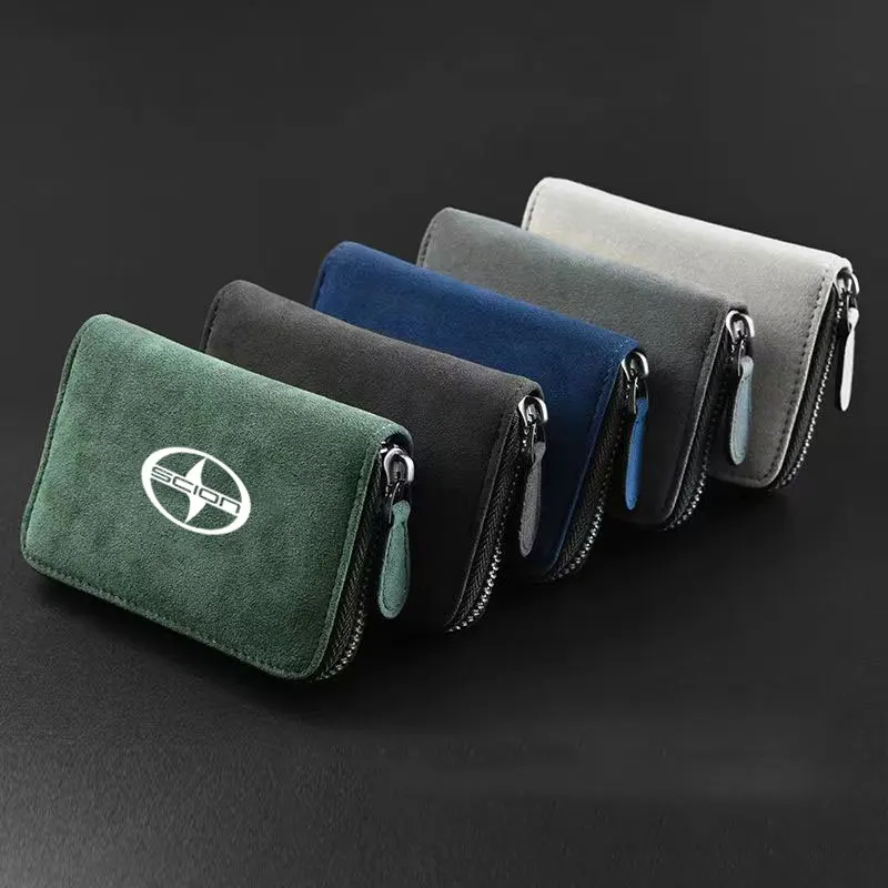 

Business Card Holder Wallet Gray Bank/ID/Credit Card Holder 10 Bits Card Wallet For Toyota scion XA XB XD IQ TC Car Accessories