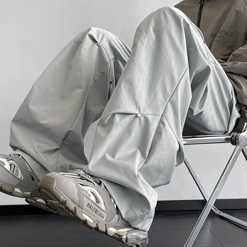 2024 Летние повседневные мешковатые брюки большого размера Y2K мужские брюки-карго