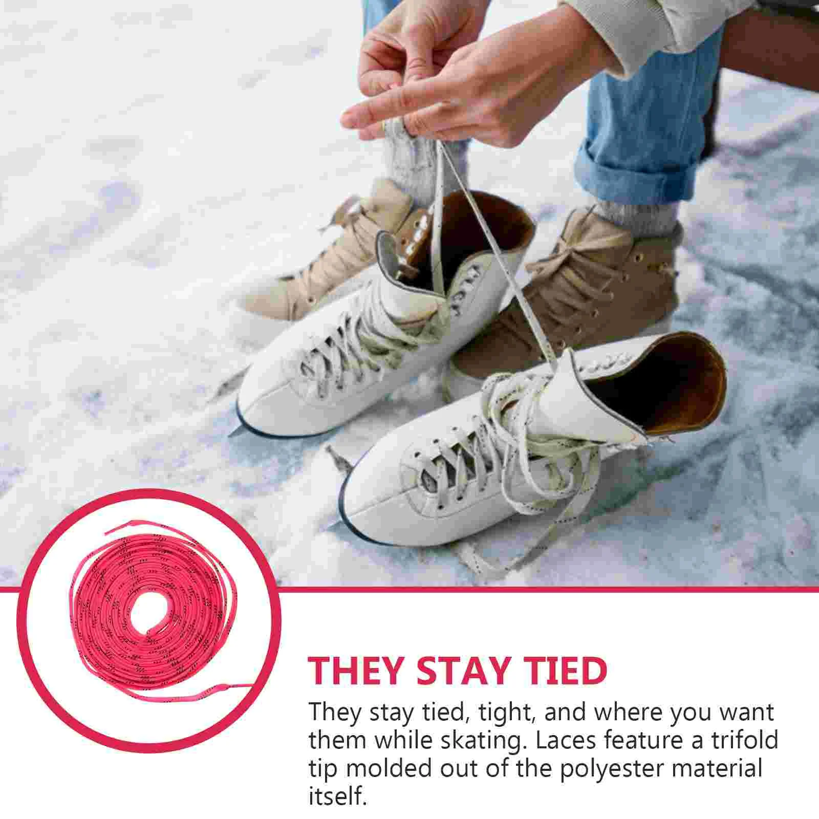 Hockey Skates Shoelaces Shoe Laces Sneakers Shoe Strings Roller Stake Kids Shoelaces Skate Wax Laces Roller Skating Shoe Cord