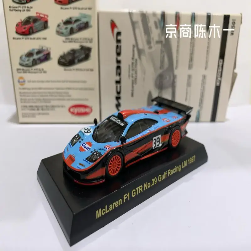 KYOSHO 1:64 F1 GTR Gulf # 39 гоночный LM 1997 коллекция украшений моделей тележек из литого