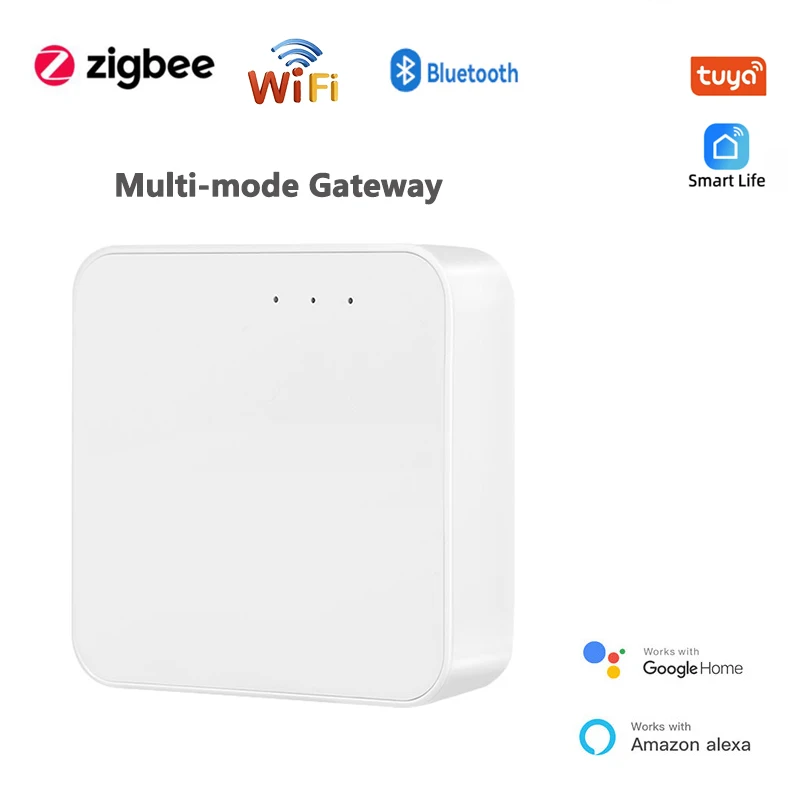 

Tuya Smart ZigBee 3.0 Bluetooth Mesh Multi-mode Gateway ZigBee BLE Smart Home Bridge Hub Work with Smart Life Alexa Google Home