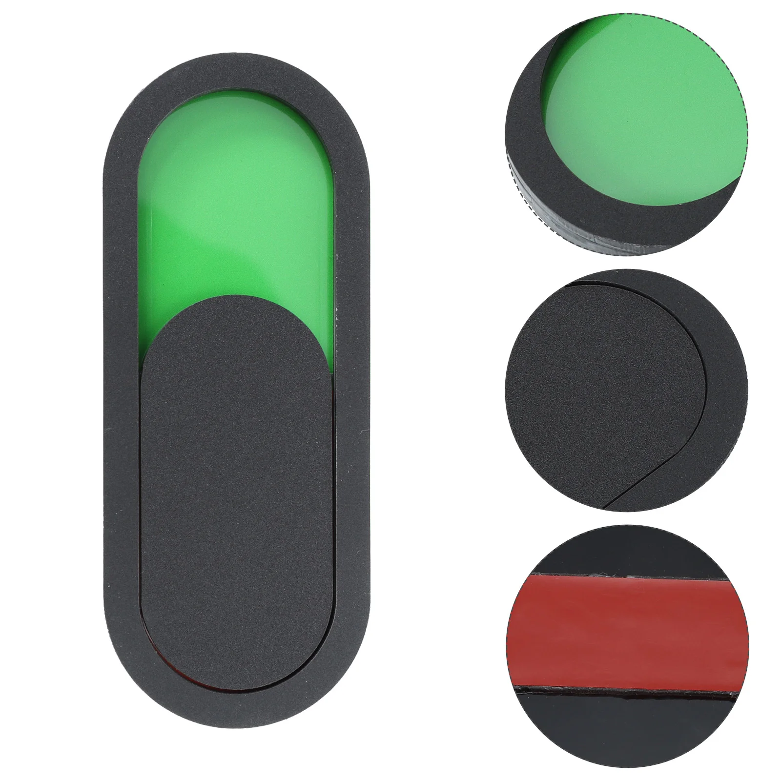 

Para Mujer Interior ID Plate Sliding Door 10x4cm Black Office