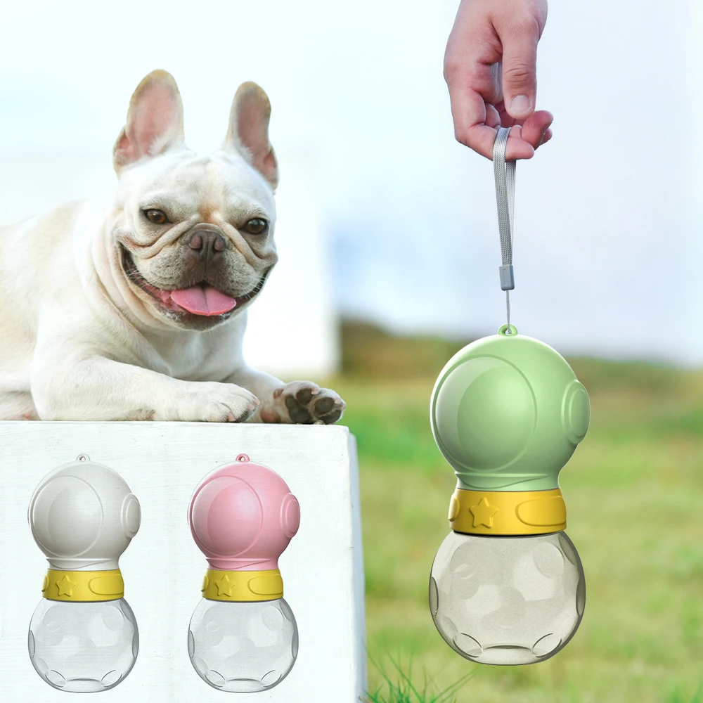 

380ml Portable Dog Water Bottle For Small Large Dogs Outdoor Travel Drinking Puppy Cat Feeder Walking Chihuahua Pet Supplies