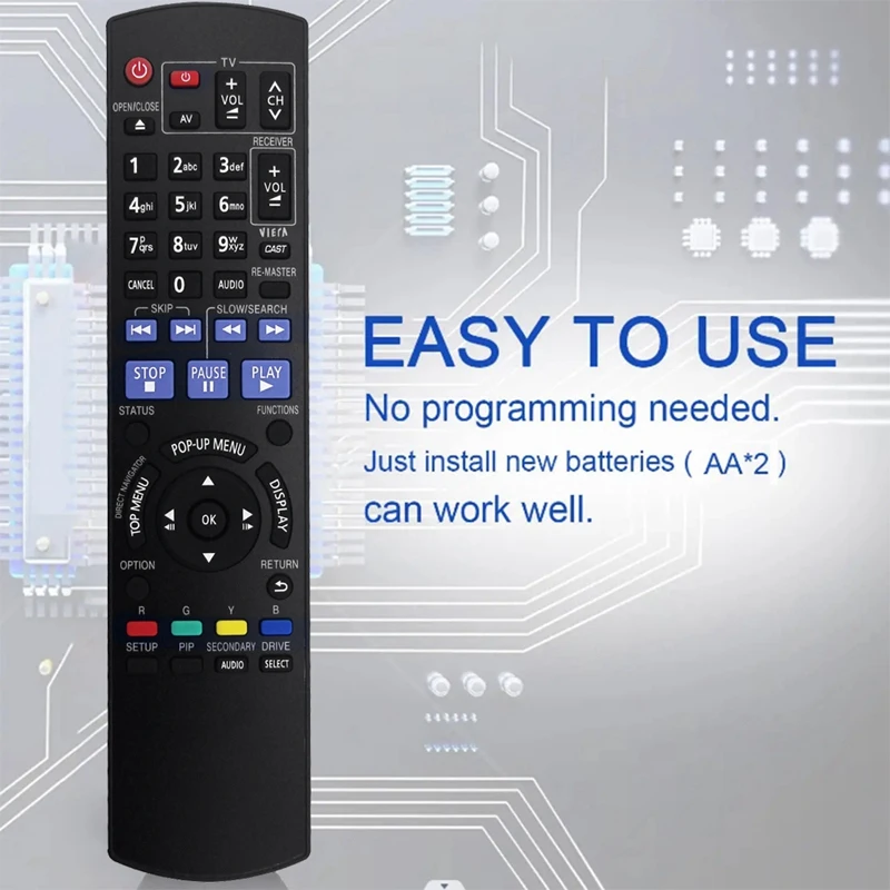 Сменный пульт дистанционного управления N2QAYB000380 для Panasonic BLU-RAY магнитола детали