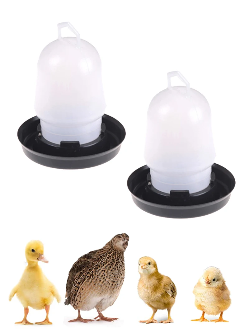 

Chicken Waterer Automatic 750/1500/3000ML Chick Drinker Parrot Drinking Bowl Water Feeder Home Poultry Water Drinking Cup