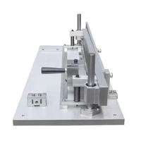 Manual rigid box V U shape grooving machine for cardboard MDF paper Grey board chipboard slotting cutting making sample