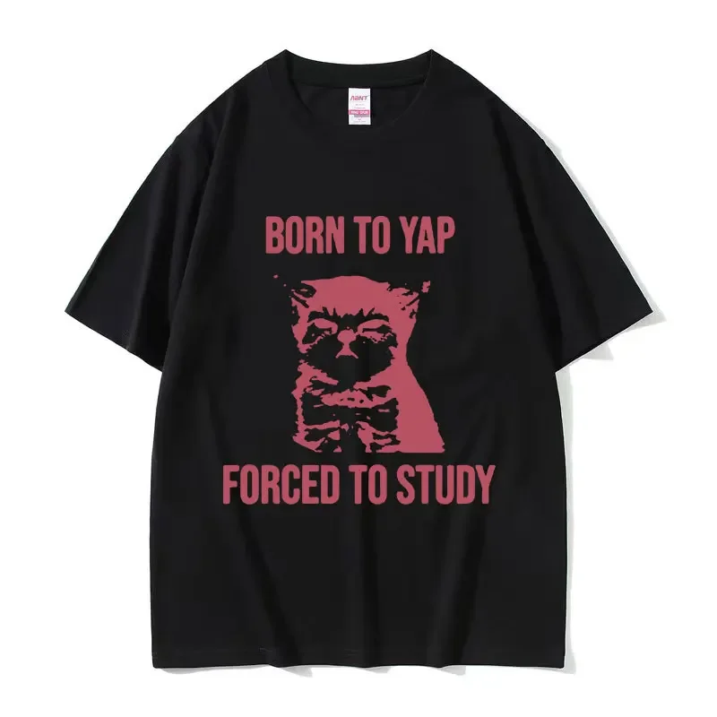 Футболка Мужская/женская с забавным мемом и круглым вырезом из хлопка