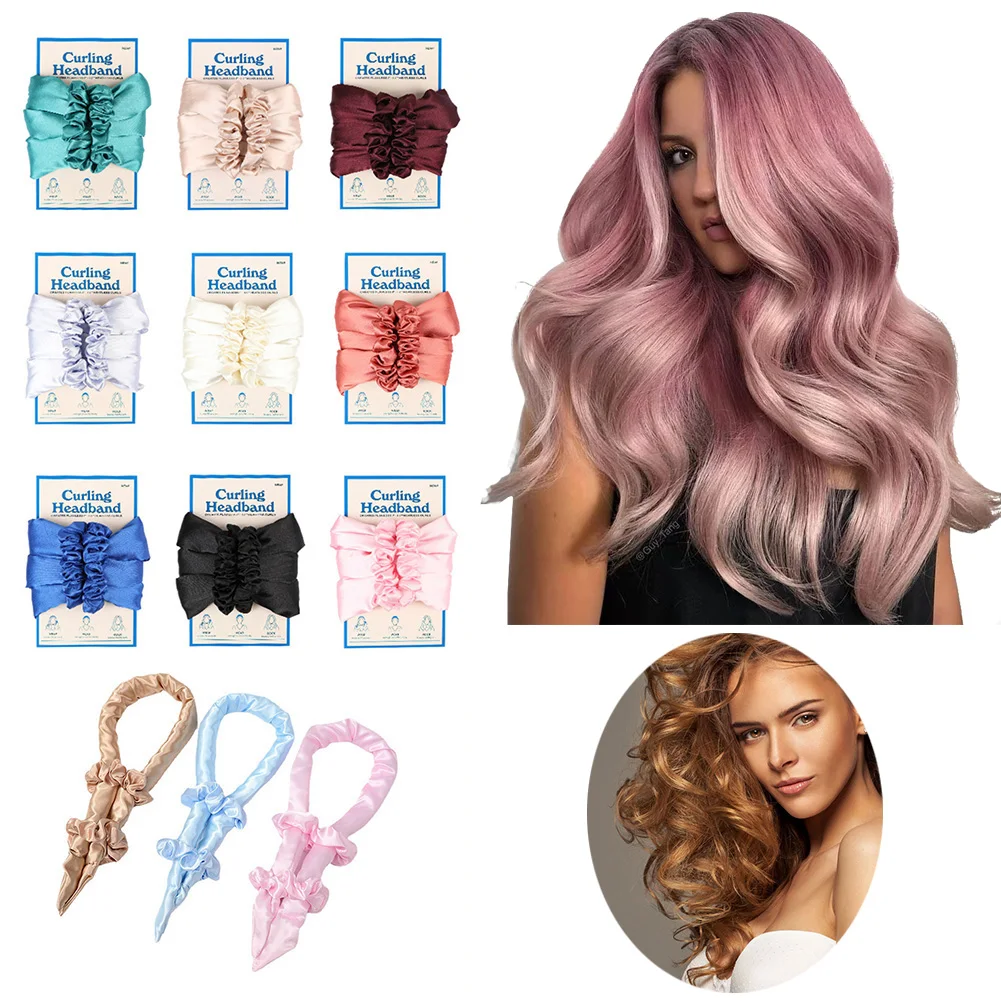 

Flexible Hair Curling Rod Lazy Sleep Heatless Curling Rod Headband Wave Former Magic Wave Hair Curler Hair Curler Maker Tool