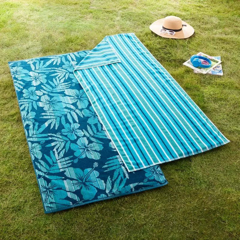 

Beach Towels, Blue & Green, 2 Pack Car wash clean towel Cars Auto Detailing