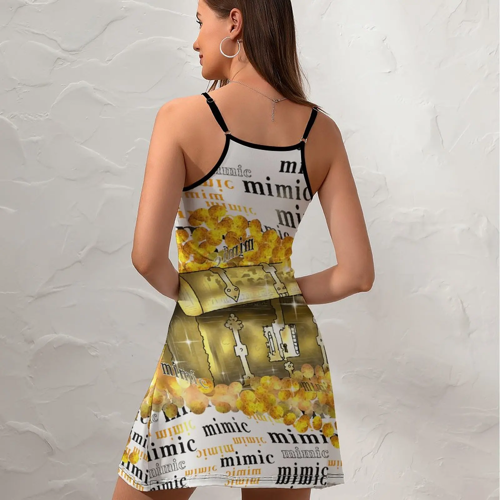 Экзотическое женское платье Золотое Платье Dnd имитация груди с золотыми монетами