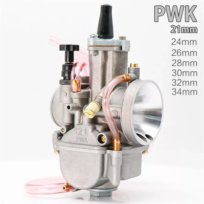 

2T 4T Carburetor For Motorcycle PWK Carburetor 21 24 26 28 30 32 34mm With Power Jet For Racing Motor Nozzles