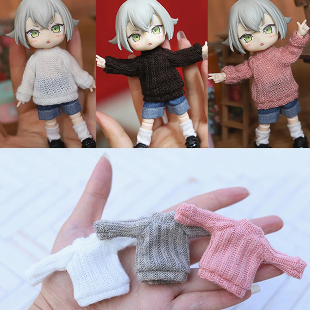 

G10-143 children toy 1/12 ob11 GSC bjd doll's props Accessoriess clothes colorful Hanging sweater 1pcs