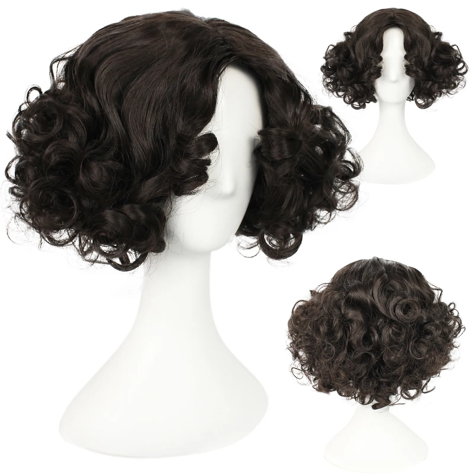 Парик для косплея из синтетических волос 10 дюймов