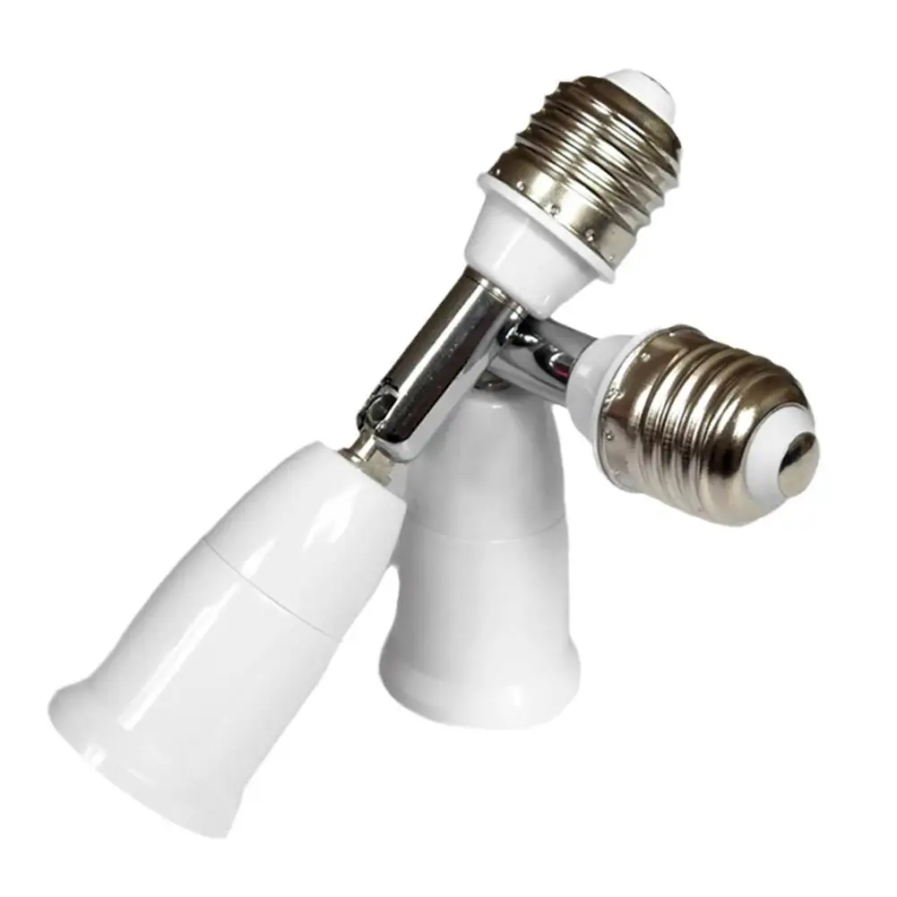 

Flexible E27 To B22 LED Lamp Base Bulb Socket With 10CM Extension Light Holder Converters PC+ Aluminum White Lamp Base