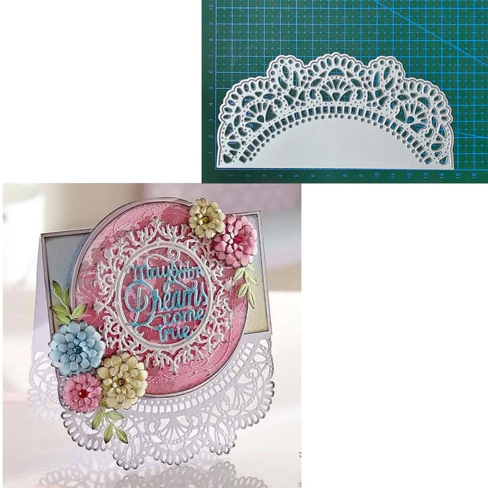

Mould Lace Frame Cutting Die Scrapbook Blade Punch Embossing Die Cutting Die Mould DIY Decoration Card Stencil