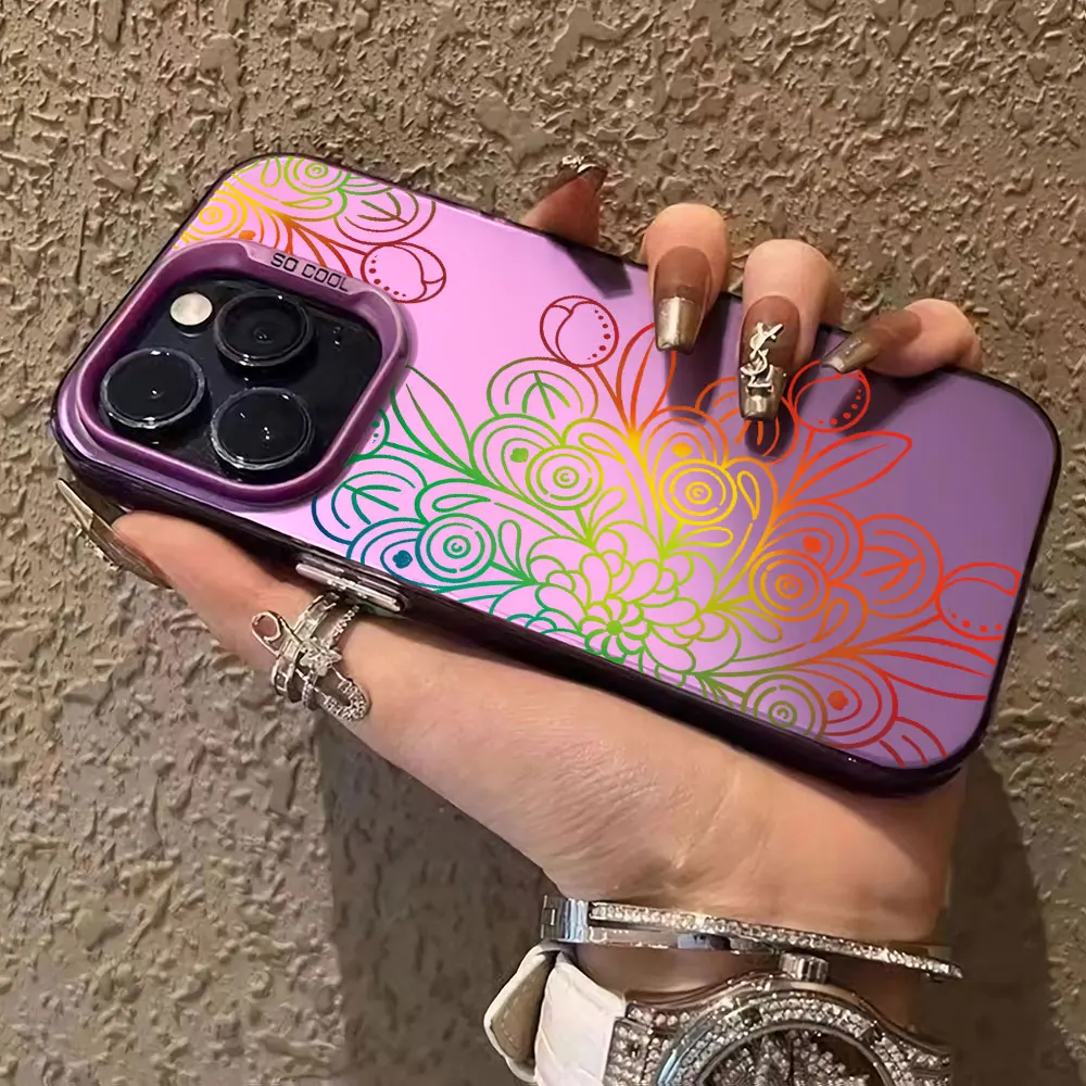 Чехол с крутым дизайном для Honor 200 Lite Smart 200Pro X7C Conque противоударный серебристый IMD 90