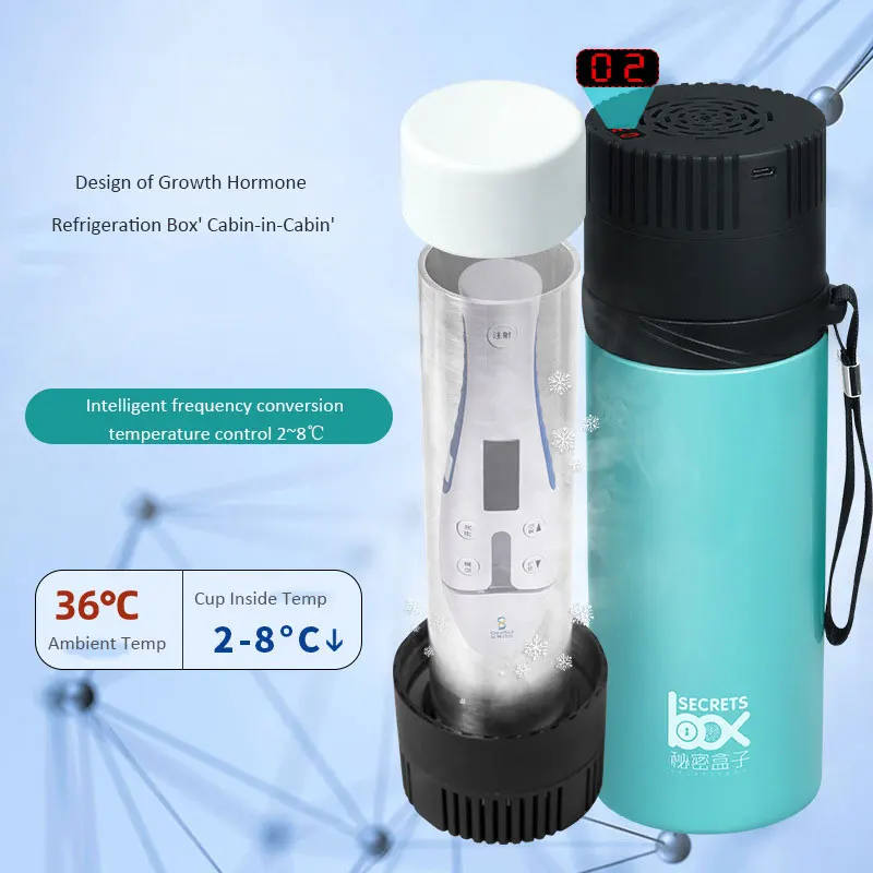 Growth Hormone Special Vaccine Refrigerator Portable Travel Car Mini Fridge Small Medicine Refrigeration Insulin Cooler Flask