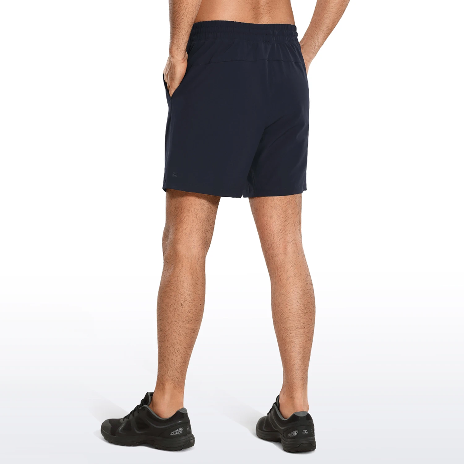 CRZ YOGA Men's 2 in 1 Running Shorts with Liner - 7'' Quick Dry Workout Sports Athletic Shorts with Pockets