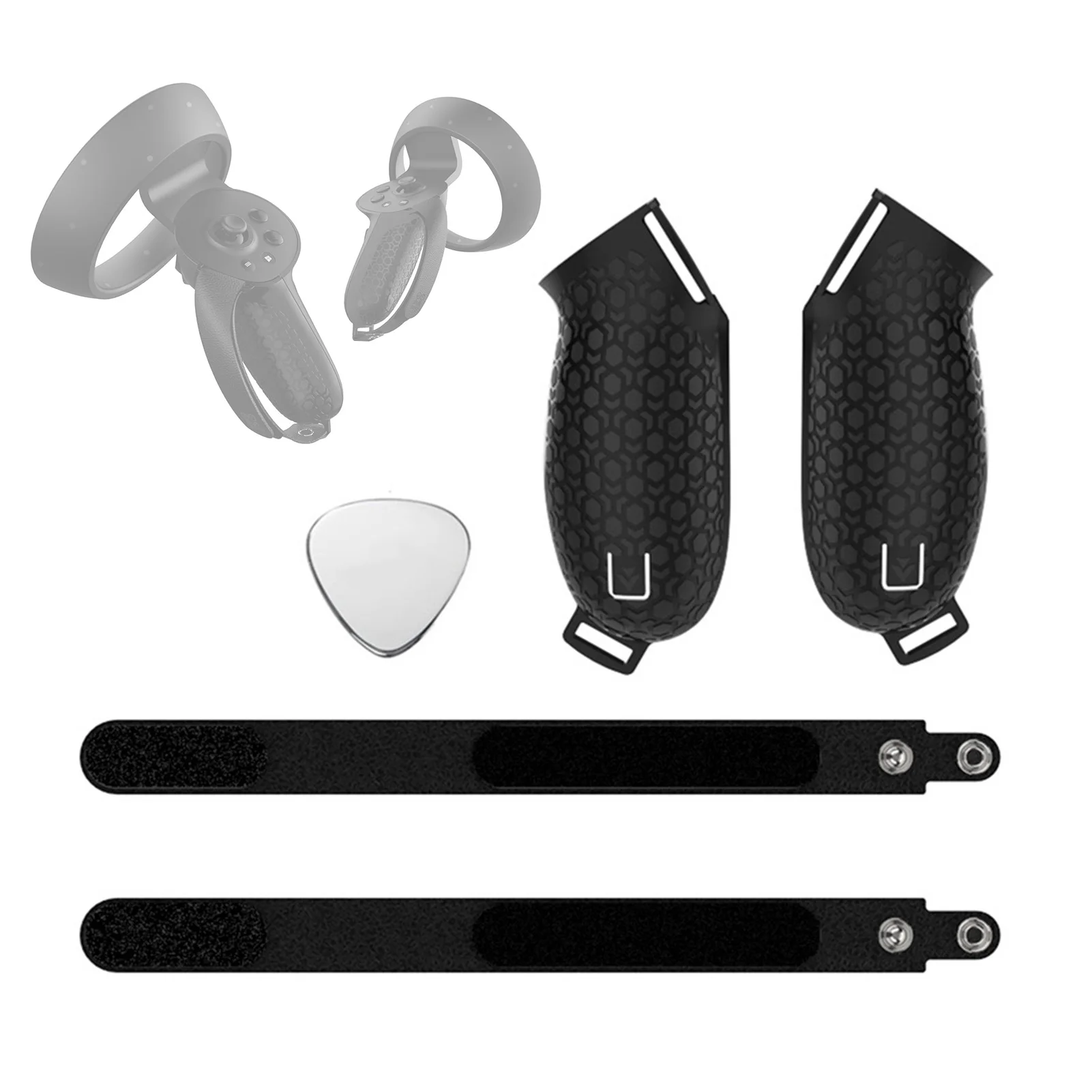 

New VR Grip Cover For HP Reverb G2 Accessories Touch Controller Grip AntiThrow Handle Sleeve Battery Cover Adjustable Hand Strap