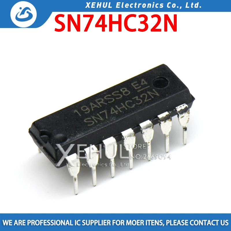 

50PCS SN74HC32N DIP14 SN74HC32 DIP 74HC32N 74HC32 new and original IC