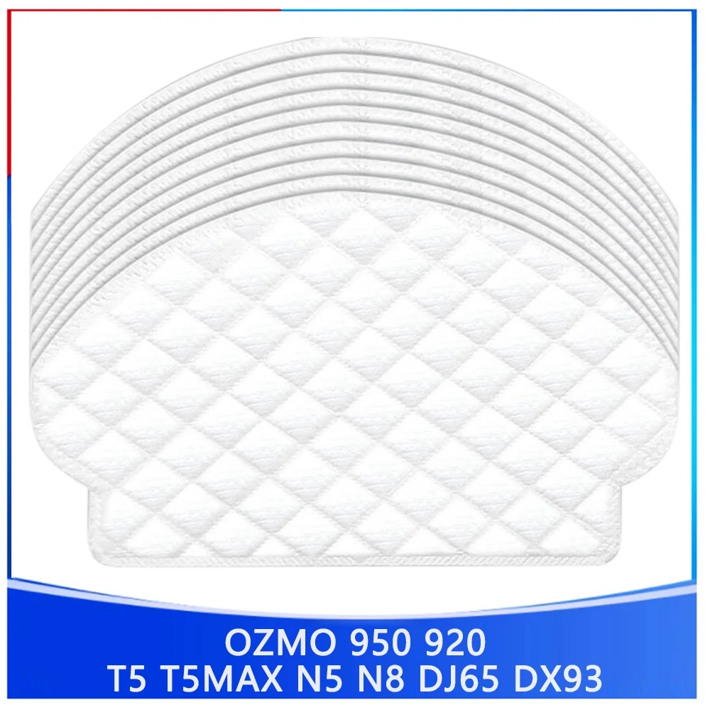 10 шт. одноразовая тряпка для швабры Ecovacs Deebot OZMO 950 920 T5 T5MAX N5 N8 DJ65 DX93 запасные части