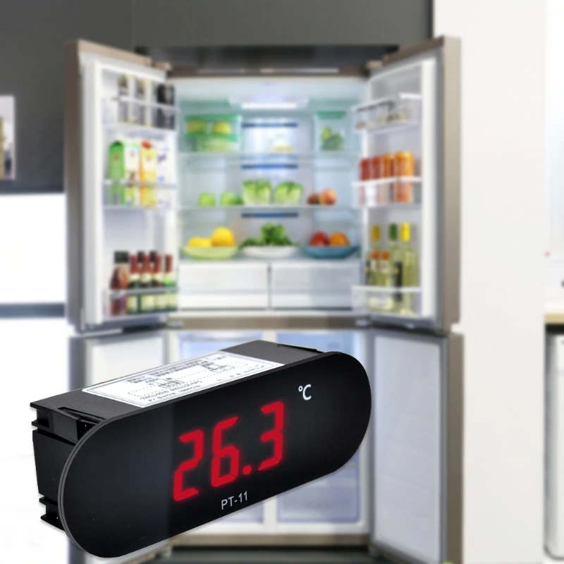 

PT-11 Digital Thermometer Temperature Meter 12V for Beverage Heating Cabinet