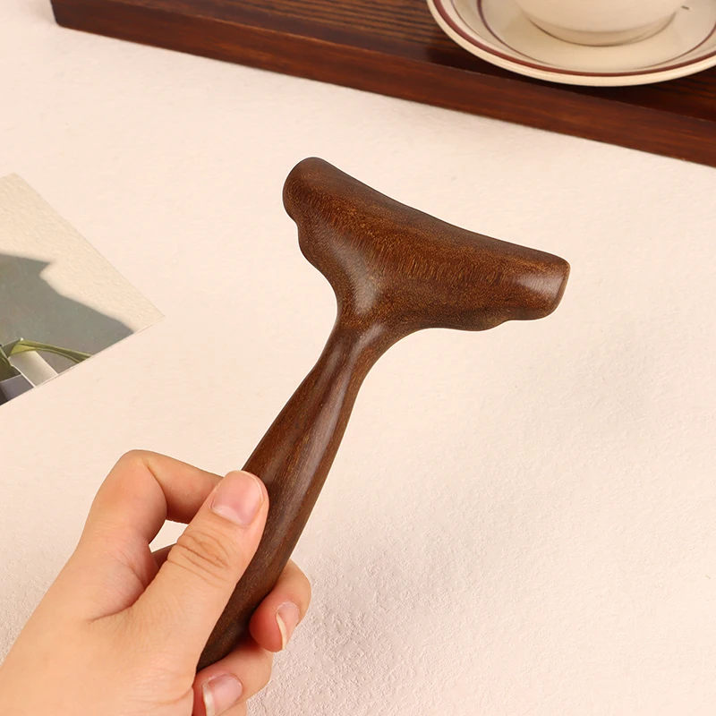 Сандаловое дерево рыбий хвост доска Гуаша для лица массажный меридиан режим