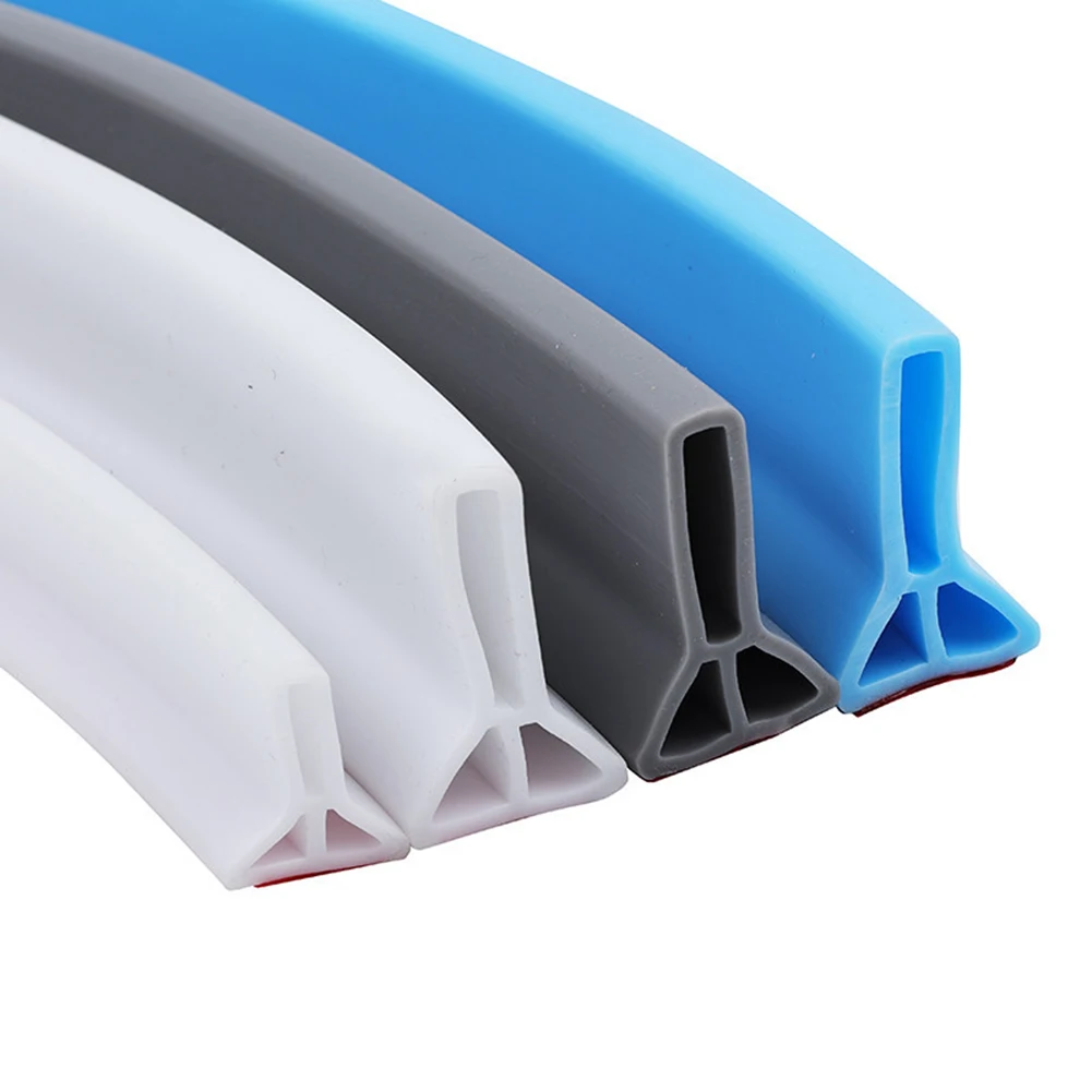 

Bathroom Floor Water Stopper Collapsible Shower Threshold Bath Home Kitchen Water Dam Retention Wet Separation Door Seal